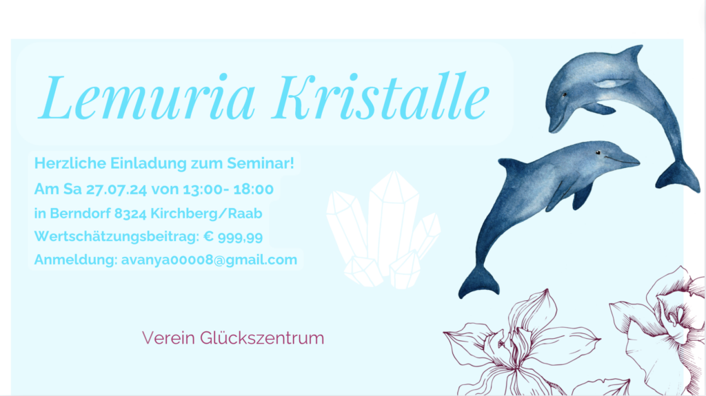 Lemuria Kristall Seminar